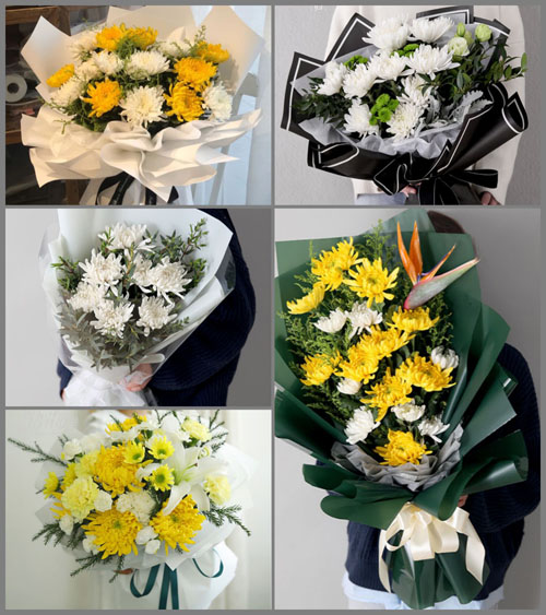 贵州黔南州罗甸县白事花束代送